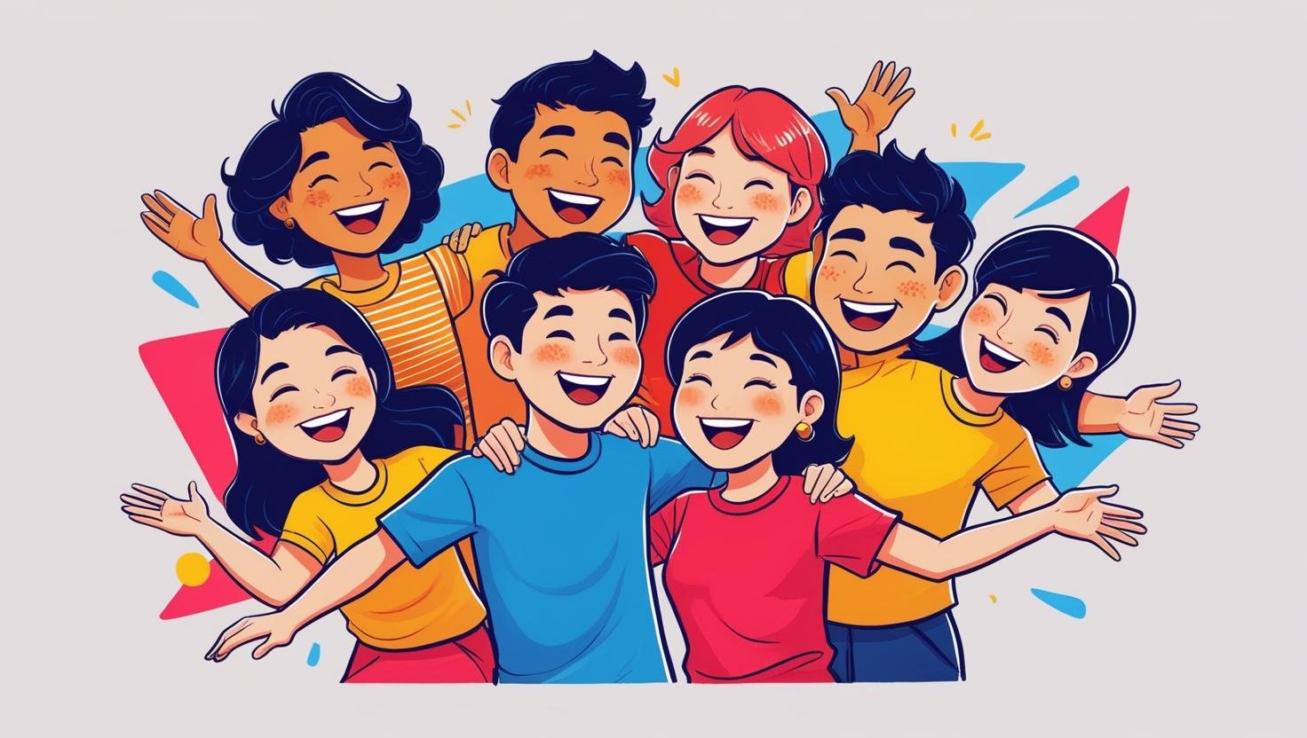 AI畫畫助攻：連繫你嘅朋友圈！Playful style, asian face.jpg