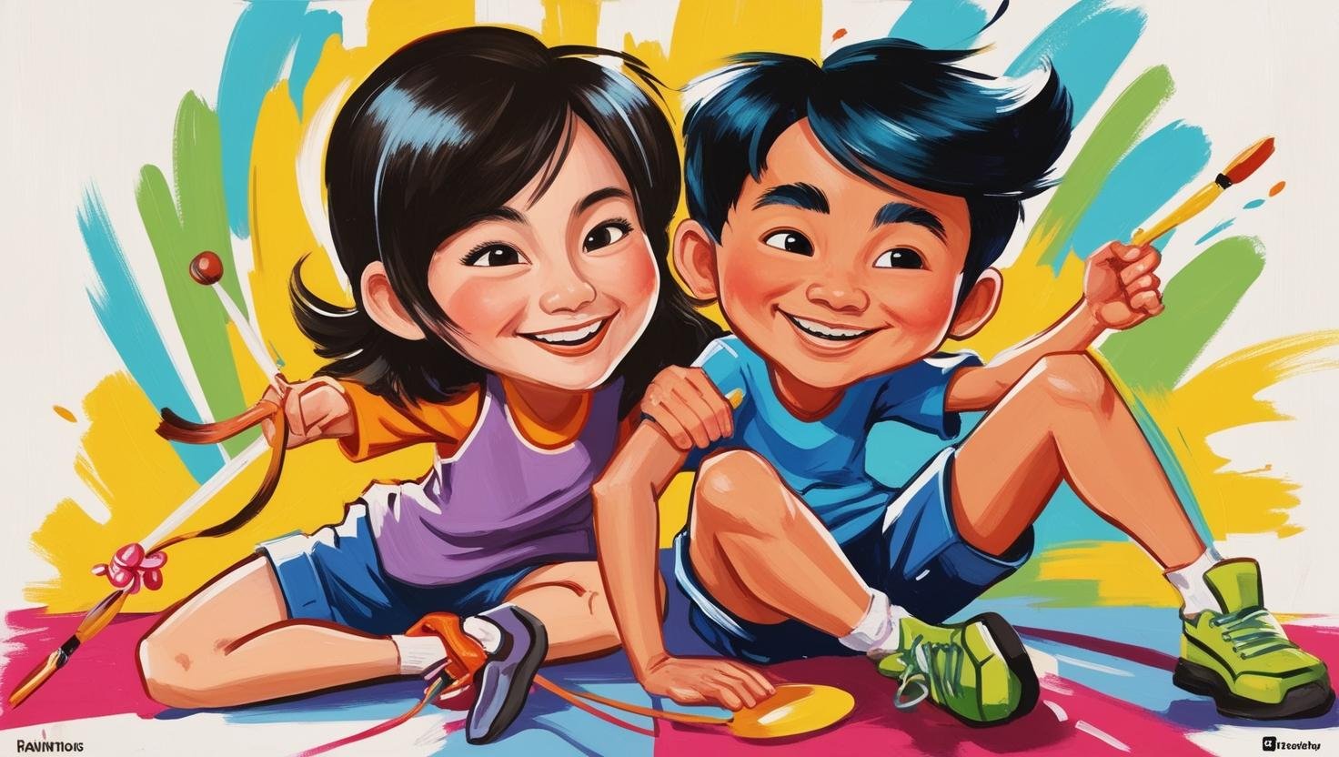 AI畫神BFF_你嘅專屬畫家！Playful style, asian face.jpg