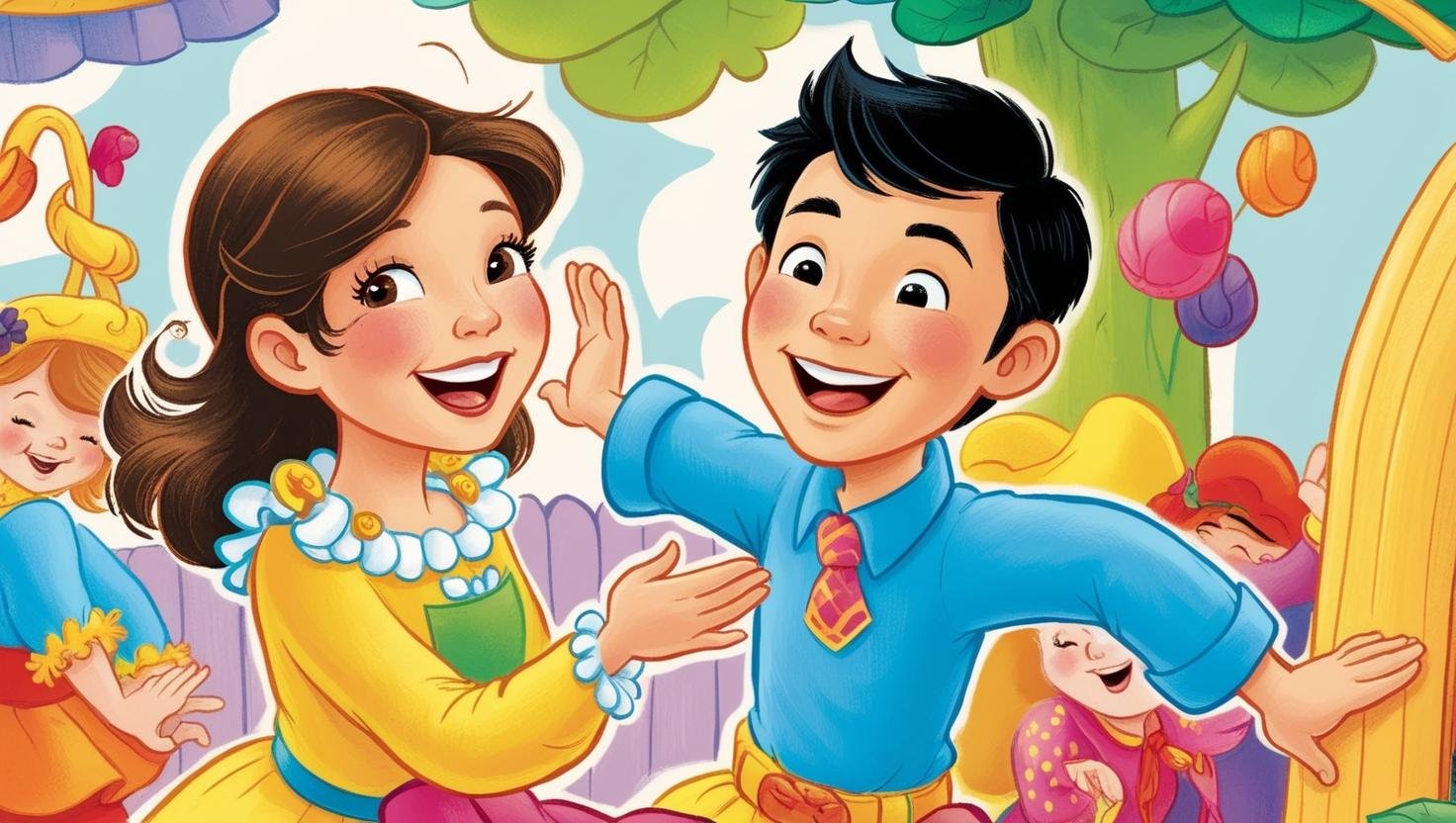 整你嘅AI假聲神：做創意巫師！playful style, asian man and woman age 18.jpg