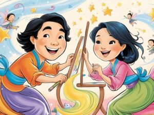 整你嘅AI畫神：做創意巫師！playful style, asian man and woman.jpg
