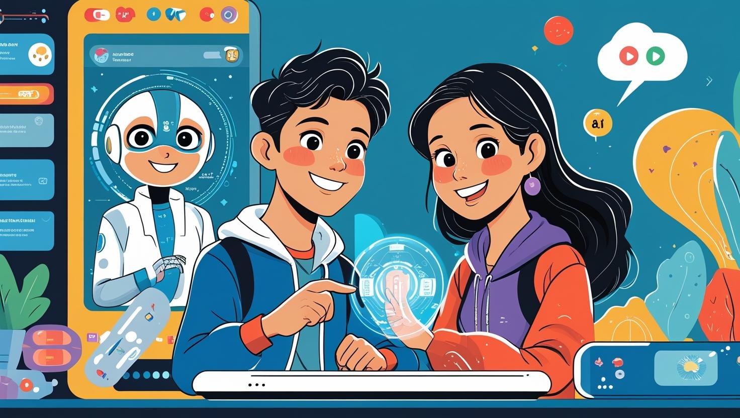 AI 同你嘅未來：學得更聰明，夢想更大！playful style, asian man and woman age 18.jpg