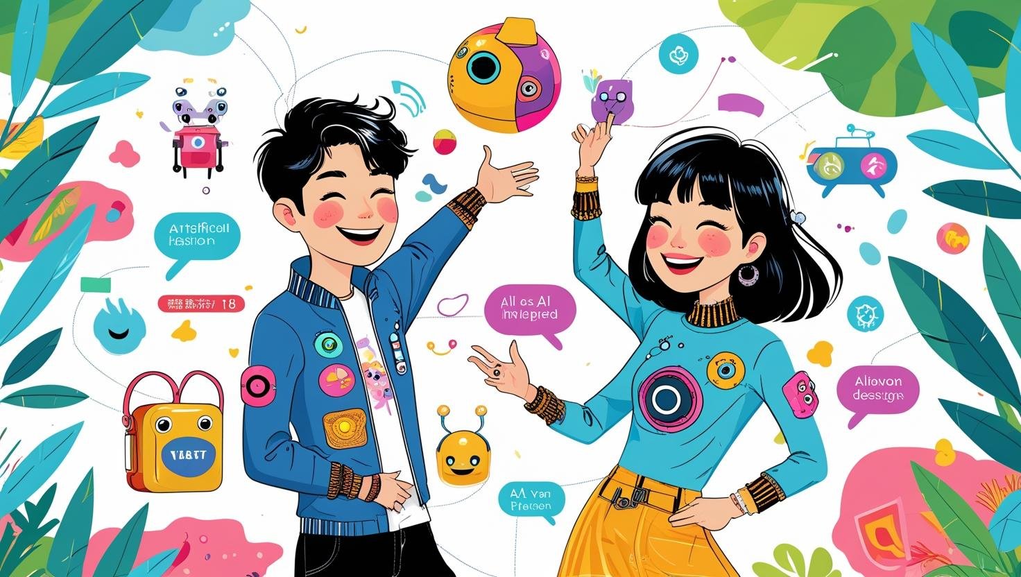 AI與你的衣櫃有什麼關係？ playful style, asian man and woman age 18.jpg