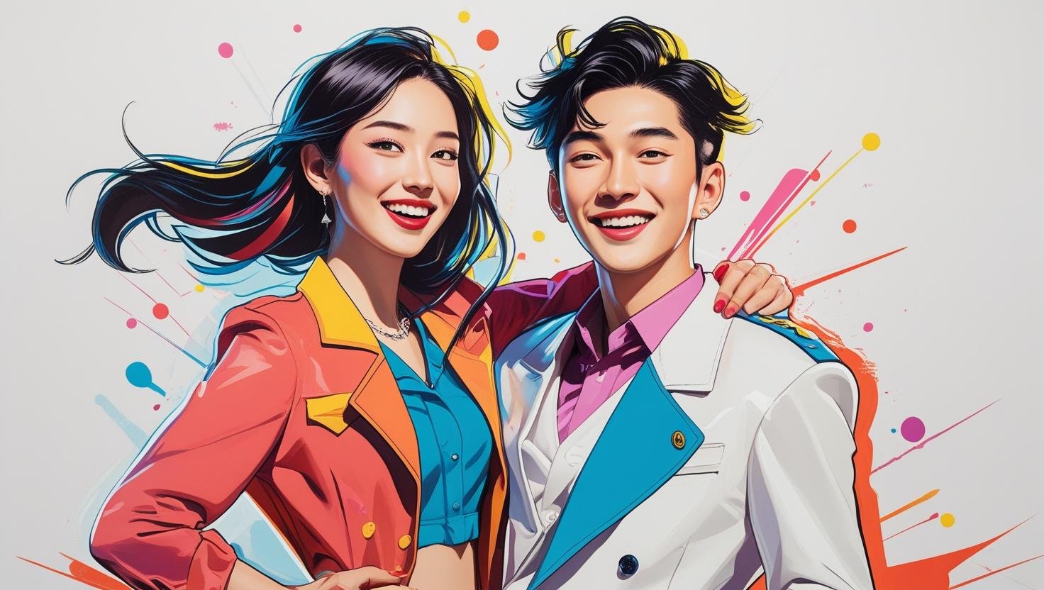 利用人工智慧進行著裝 playful style, asian man and woman age 18.jpg